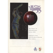 ENGLAND U19 V WEST INDIES U19 1993 CRICKET BROCHURE