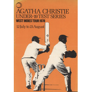 AGATHA CHRISTIE UNDER 19 CRICKET TOUR 1978 - WEST INDIES IN ENGLAND