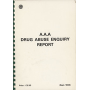 A.A.A. DRUG ABUSE ENQUIRY REPORT