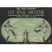 DAILY DISPATCH F.A. CUP FINAL SOUVENIR: MANCHESTER UNITED V BLACKPOOL 1948