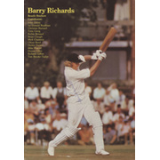 BARRY RICHARDS (HAMPSHIRE) 1977 SIGNED CRICKET BENEFIT BROCHURE