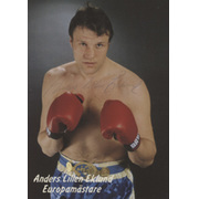 ANDERS EKLUND (SWEDEN) SIGNED BOXING POSTCARD