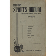 MADRAS SPORTS ANNUAL 1948-50