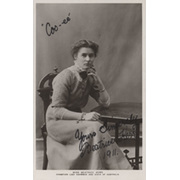 BEATRICE KERR (CHAMPION AUSTRALIAN SWIMMER) 1911 SIGNED POSTCARD