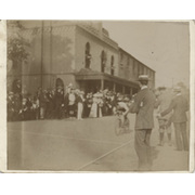 CYCLING RACE 1901 (TEE-TO-TUM SPORTS GROUND, STAMFORD HILL) PHOTOGRAPH
