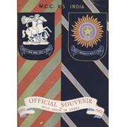 OFFICIAL SOUVENIR OF M.C.C. TOUR IN INDIA 1951-1952 (SIGNED BY MERCHANT)