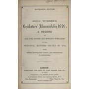WISDEN CRICKETERS