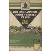 NOTTINGHAMSHIRE COUNTY CRICKET CLUB 1934 YEARBOOK