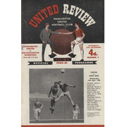 MANCHESTER UNITED V WOLVERHAMPTON WANDERERS 1960-61 FOOTBALL PROGRAMME