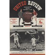 MANCHESTER UNITED V NOTTINGHAM FOREST 1960-61 FOOTBALL PROGRAMME