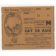 ENGLAND V SOUTH AFRICA 1965 (OVAL) CRICKET TICKET