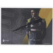 ESTEBAN OCON (FRANCE) SIGNED MOTOR RACING CARD