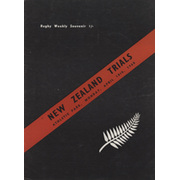 NEW ZEALAND TRIALS 1960 RUGBY UNION PROGRAMME