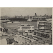 BRABOURNE STADIUM (BOMBAY) 1946 CRICKET PHOTOGRAPH