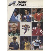 HOLLAND V DENMARK 1992 (EUROPEAN CHAMPIONSHIPS SEMI-FINAL) FOOTBALL PROGRAMME