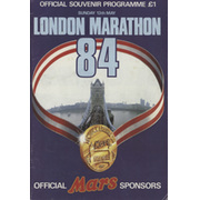 LONDON MARATHON 1984 OFFICIAL SOUVENIR PROGRAMME