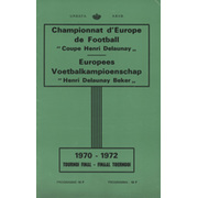 EUROPEAN FOOTBALL CHAMPIONSHIPS 1972 TOURNAMENT PROGRAMME