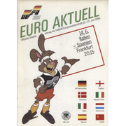 ITALY V SPAIN 1988 (EUROPEAN CHAMPIONSHIPS) FOOTBALL PROGRAMME