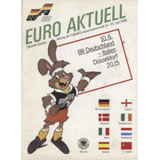 WEST GERMANY V ITALY 1988 (EUROPEAN CHAMPIONSHIPS) FOOTBALL PROGRAMME