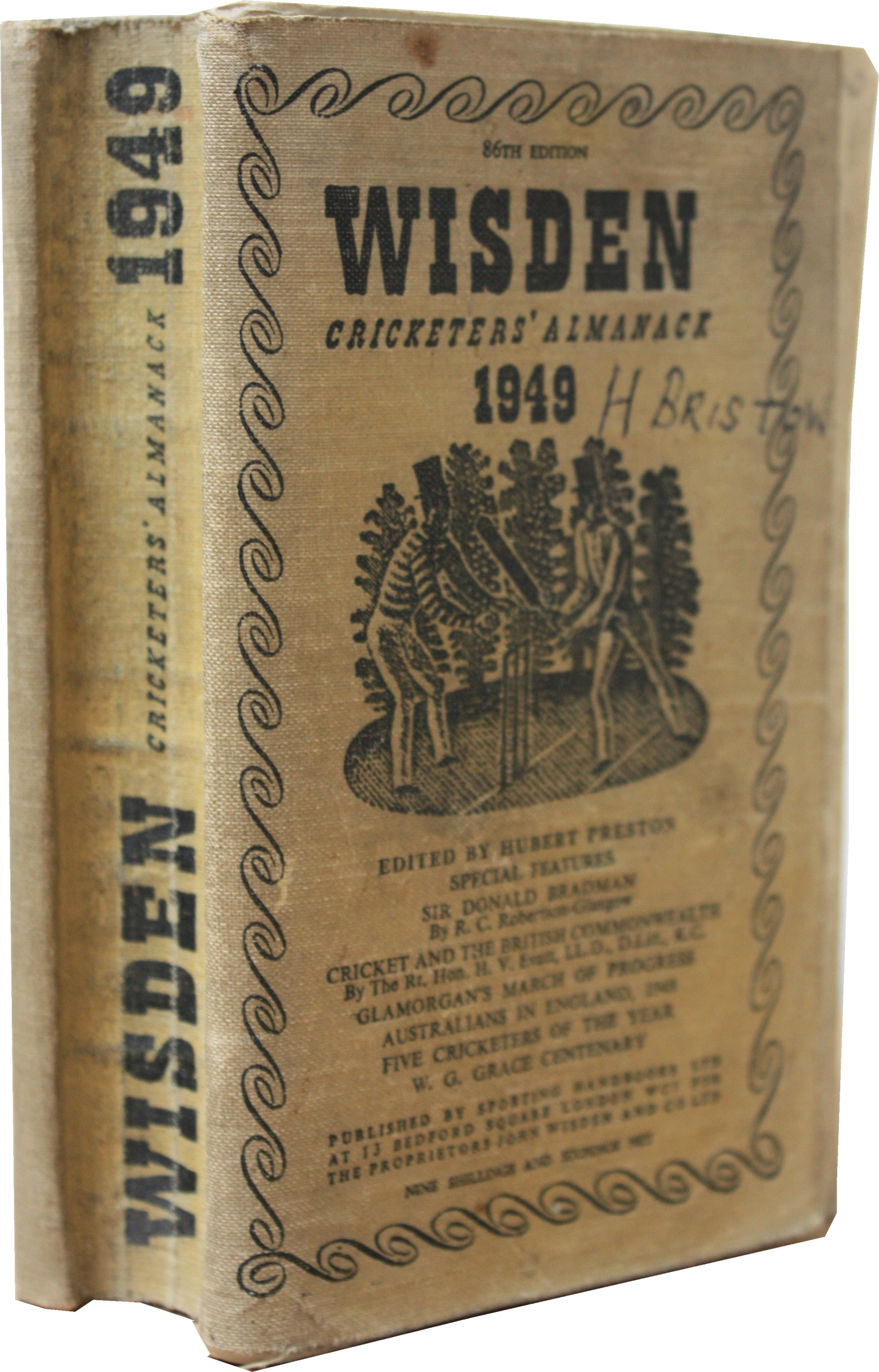 WISDEN CRICKETERS' ALMANACK 1949 Original Softback Wisdens