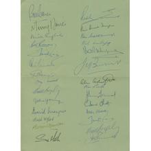 General Rugby Autographs