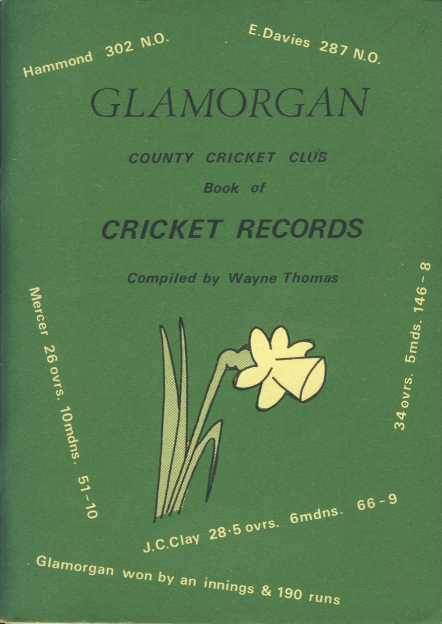C.C.C. BOOK OF CRICKET RECORDS (19211976) Cricket Club