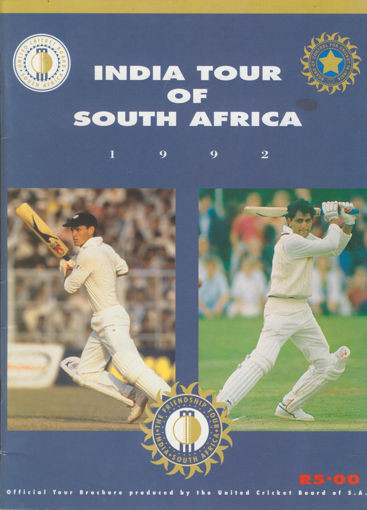 1993 india tour of south africa
