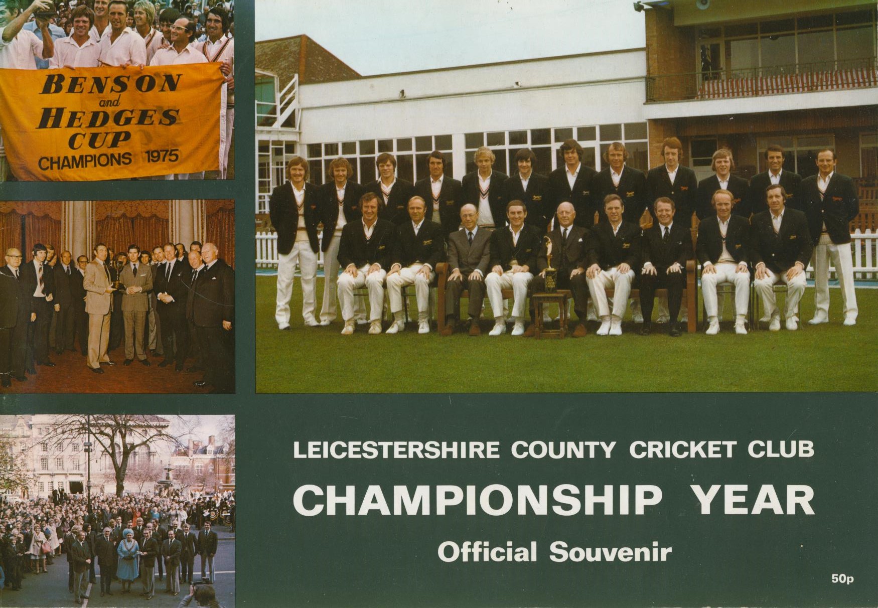 LEICESTERSHIRE COUNTY CRICKET CLUB CHAMPIONSHIP YEAR 1975 Cricket leicestershire-county-cricket-club-championship-year-1975-cricket