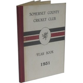 SOMERSET COUNTY CRICKET CLUB YEARBOOK 1931