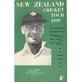 NEW ZEALAND CRICKET TOUR 1949 BROCHURE