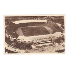 WEMBLEY STADIUM 1924 FOOTBALL POSTCARD