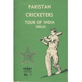 PAKISTAN CRICKETERS TOUR OF INDIA 1960-61 BROCHURE