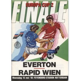 EVERTON V RAPID VIENNA 1985 (ECWC FINAL) FOOTBALL PROGRAMME