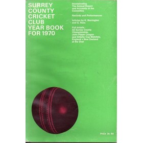 SURREY COUNTY CRICKET CLUB YEAR BOOK FOR 1970