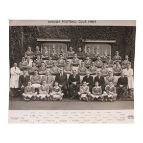 CHELSEA FOOTBALL CLUB 1948-49 TEAM PHOTOGRAPH