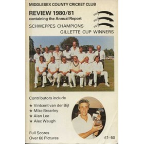 MIDDLESEX COUNTY CRICKET CLUB ANNUAL REVIEW 1980/81