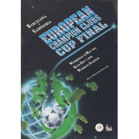 BARCELONA V SAMPDORIA 1992 (EUROPEAN CUP FINAL) FOOTBALL PROGRAMME