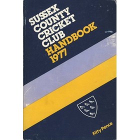 SUSSEX COUNTY CRICKET CLUB HANDBOOK 1977