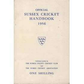 OFFICIAL SUSSEX CRICKET HANDBOOK 1956