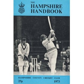 HAMPSHIRE COUNTY CRICKET CLUB ILLUSTRATED HANDBOOK 1973