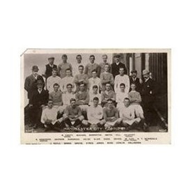 MANCHESTER CITY 1907-08 FOOTBALL POSTCARD