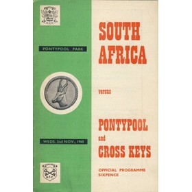 PONTYPOOL & CROSS KEYS V SOUTH AFRICA 1960-61
