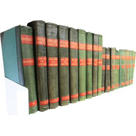 CROQUET ASSOCIATION GAZETTE 1904-1981 - FULL RUN IN GREEN HALF MOROCCO (27), & 4