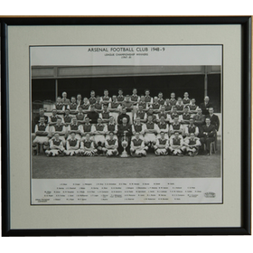 ARSENAL 1948-49 FOOTBALL PHOTOGRAPH