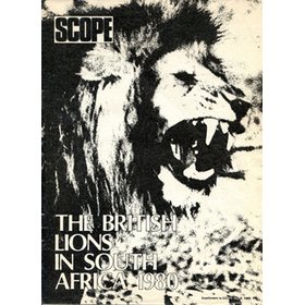 BRITISH LIONS IN SOUTH AFRICA 1980; SUPPLEMENT TO SCOPE