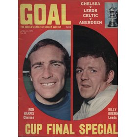 GOAL SOCCER WEEKLY CUP FINAL SPECIAL APRIL 11TH 1970