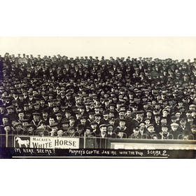 PORTSMOUTH V ASTON VILLA 1911 (FA CUP) FOOTBALL POSTCARD