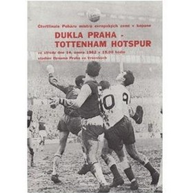 DUKLA PRAGUE V TOTTENHAM HOTSPUR 1961-62 (EUROPEAN CUP) FOOTBALL PROGRAMME