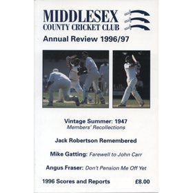 MIDDLESEX COUNTY CRICKET CLUB ANNUAL REVIEW 1996/97