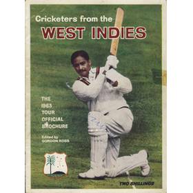CRICKETERS FROM THE WEST INDIES. THE 1963 TOUR OFFICIAL BROCHURE (MULTI-SIGNED)
